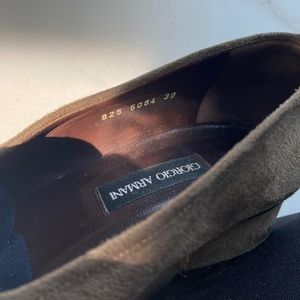 Giorgio Armani Suede Brown Shoes - vintage - mid 90’s